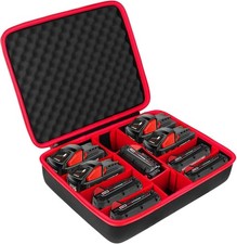 Hard Battery Storage Box Holder, Carrying Case Replacement for Milwaukee M12 M18