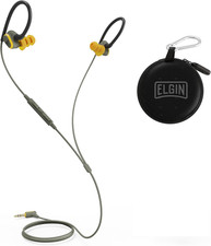 Rumble Wired Earplug Headphones with Mic, In-Ear Earbuds, 3.5Mm Jack, 27 Db NRR,