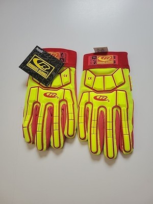 Ringers Gloves 168-09 Cut Resistant Glove, Yellow/Red, M/9 