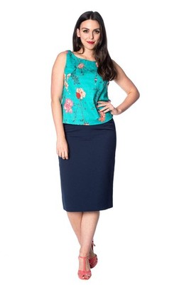 Banned Apparel - Peacock Baroque Top