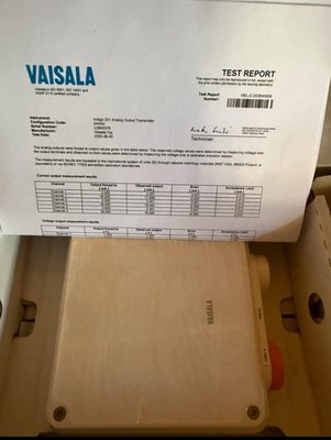 VAISALA INDIGO 201 Analog Output Transmitter Brand New