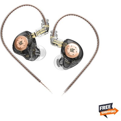 KZ EDX PRO HiFi Deep Bass In Ear Monitor Headphones with 10mm Dynamic Driver