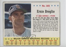 1963 Jell-O Ernie Broglio #165 0nr3