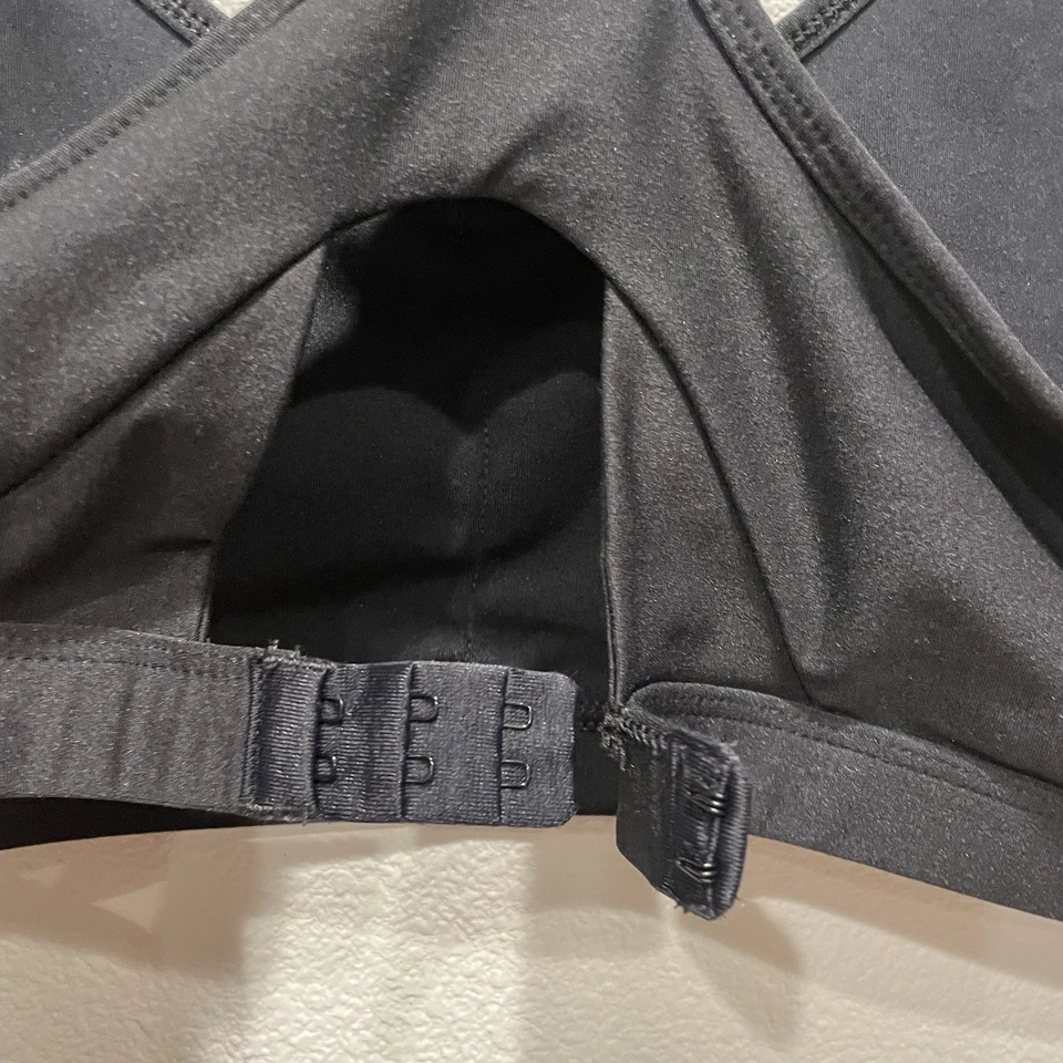 Columbia Sportswear Black Sports Bra RacerBack XL High Impact Omni Freeze Cool - Image 4 of 4