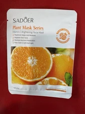 SADOER Plant Mask Vitamin C Brightening Face Mask