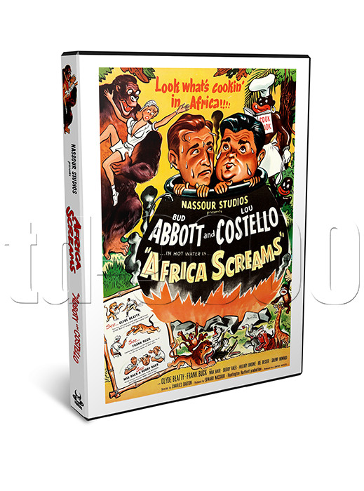 Africa Screams (1949) Abbott & Costello Action, Adventure, Comedy Movie on DVD
