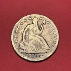 (1) Beautiful Antique 1866-S Seated Liberty Half Dollar CHOICE VG-VERY GOOD