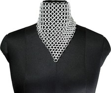 Neck set  Lightweight, Rust-Resistant, Medieval Aluminum Chainmail