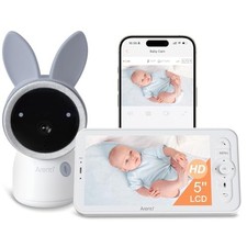 Arenti Baby Monitor with Camera  Audio 4MP Video 5" Screen: Alnanny A4 Kit Plus