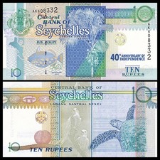 SEYCHELLES 10 Rupees 2013 (2016) p52 40th Anniversary of Independence UNC