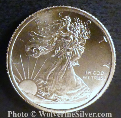 #ad 1 10 Oz Silver Round GSM Walking Liberty 100% Mint Authentic See Receipt $14.99