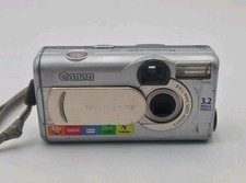 Canon PowerShot A310 3.2MP Digital Camera Silver For Parts Repair Not Working
