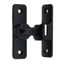  Flip Latch Lock, 90/180 Degree Sliding and Swing Lock C- 90/180 Degree,black