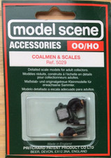 OO gauge Model Scene Accessories 5029 coalmen & scales