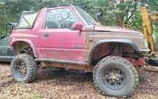 Mk1 Suzuki Vitara Rossini soft top 1.6 8v G16A 4x4 offroader - Spares or Repairs