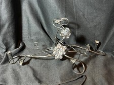 Vintage Silver Plated Epergne EPNS Base Candleholder for Vase Art Nouveau Style