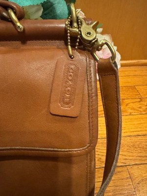 コーチ 9927 ウィリス グラブタンレザー ショルダーバッグ USA Vintage Coach Willis Bag 9927 British Tan Turn Lock No Hang Tag