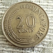1980 Singapore 20 Cents 