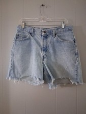Vintage Brittania Cut-Off Jean Shorts Size 33 90's