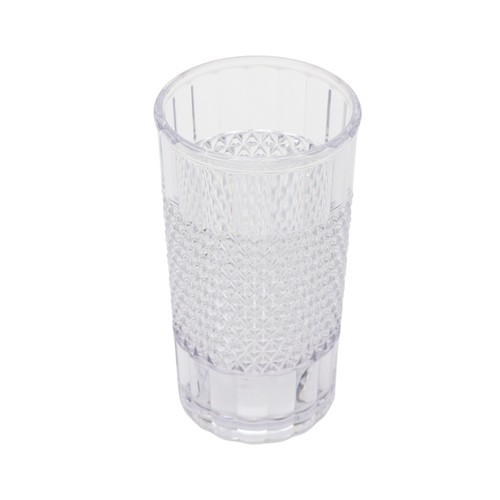 Paquete de 6 vasos acrílicos irrompibles textura diamante aptos para lavavajillas - Imagen 5 de 8