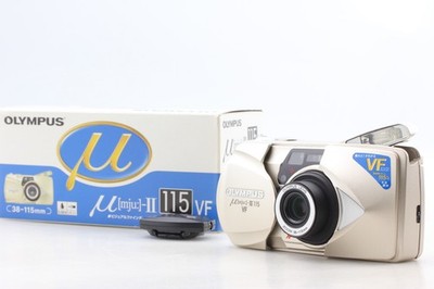 LCD Works NEAR MINT+3 Olympus Mju II 115 VF Stylus Point & Shoot 35mm Film JAPAN