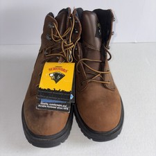 Herman Survivors TORADO Men's Waterproof Work Boots 10 1/2 Brown NEW w tags