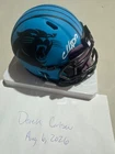 Chuba Hubbard autographed Carolina Panthers signed NFL RAVE Mini helmet- BAS COA