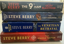 Lot of 4 Steve Berry Thriller Paperback Books mix of titles