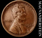1922-D Lincoln Wheat Cent - Die Cracks Rev  Scarce  Extra Fine  Semi-key  #L4632