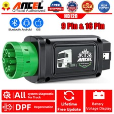 Ancel Hd120 Heavy Duty Truck Obd2 Scanner Bluetooth Hd All System Dpf Reset Tool Ancel Hd120 Heavy Duty Truck Obd2 Scanner Bluetooth Hd All System Dpf Reset Tool