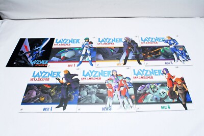 Blue Comet SPT Layzner 2 LD Box set 10 Laserdisc complete 2 Book