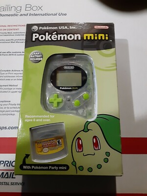 Pokemon Mini Console Nintendo Green MiN-001 NEW & NEVER OPENED
