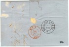 Netherland stampless cover 1855 La Haye to Huy (BE) - Text * cover869 — photo 2