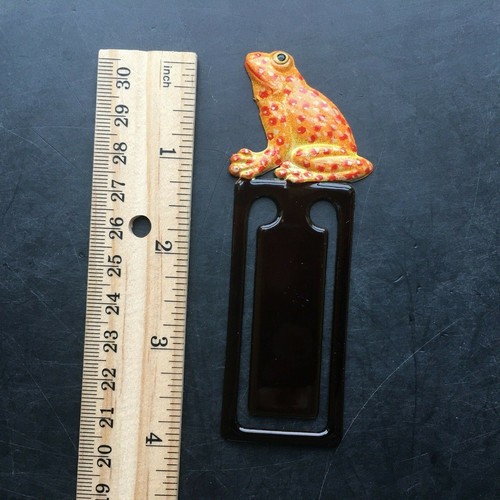 Frosch Kröte 3D Metall Clip Lesezeichen 5er Set - Bild 8 von 8