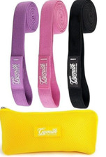 GYMILK Long Resistance Bands Set of 3 Fabric Pull Up Assistance Bands