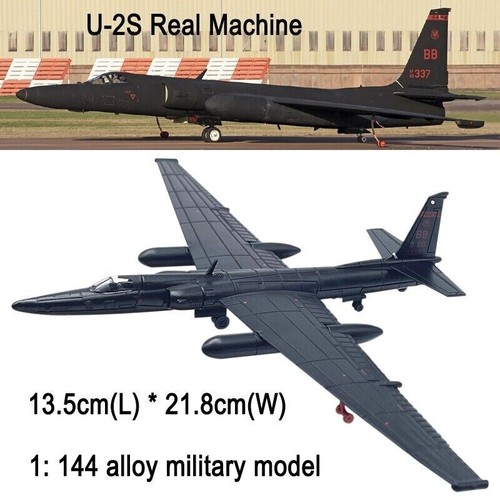 1:144 Lockheed U-2S Dragon Lady Aircraft Model Diecast Military Collection Gift - Picture 2 of 11