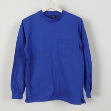 Lands End Women's Vintage 90s Size Medium Long Sleeve Pocket T shirt Made in USA