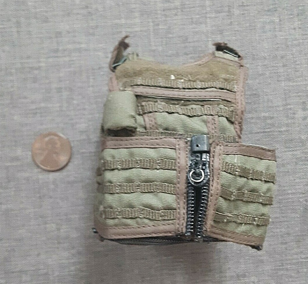 DiD 1/6 Scale USMC Force Recon Marine Plate Carrier Green for 12