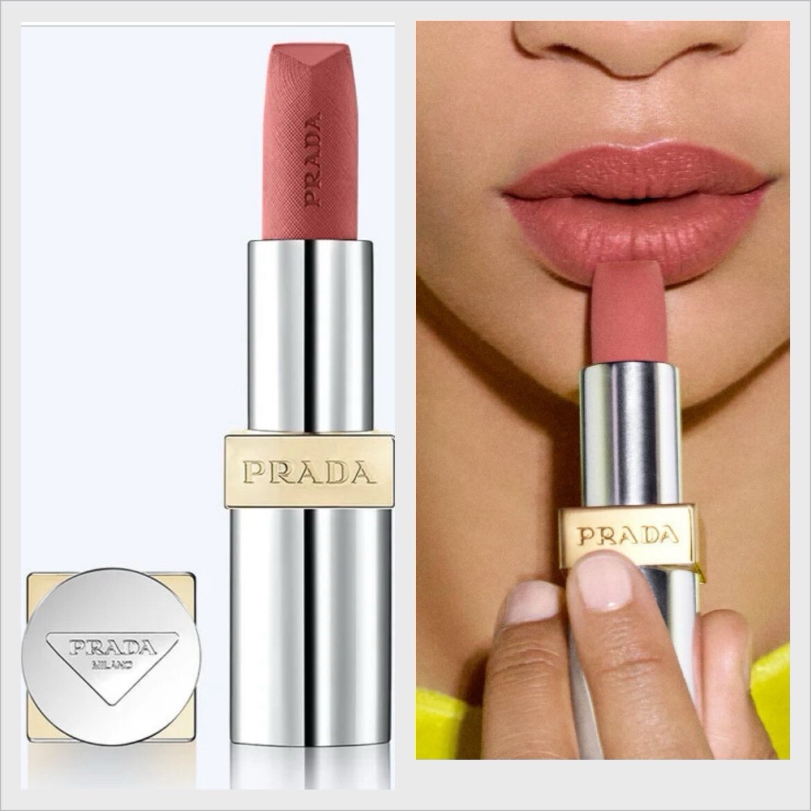 Prada Monochrome Hyper Matte Refillable Lipstick Shade B02 Prada Monochrome Hyper Matte Refillable Lipstick Shade B02