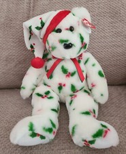 ty BEANIE BABY 1998 HOLIDAY TEDDY TAG ERRORS MINT