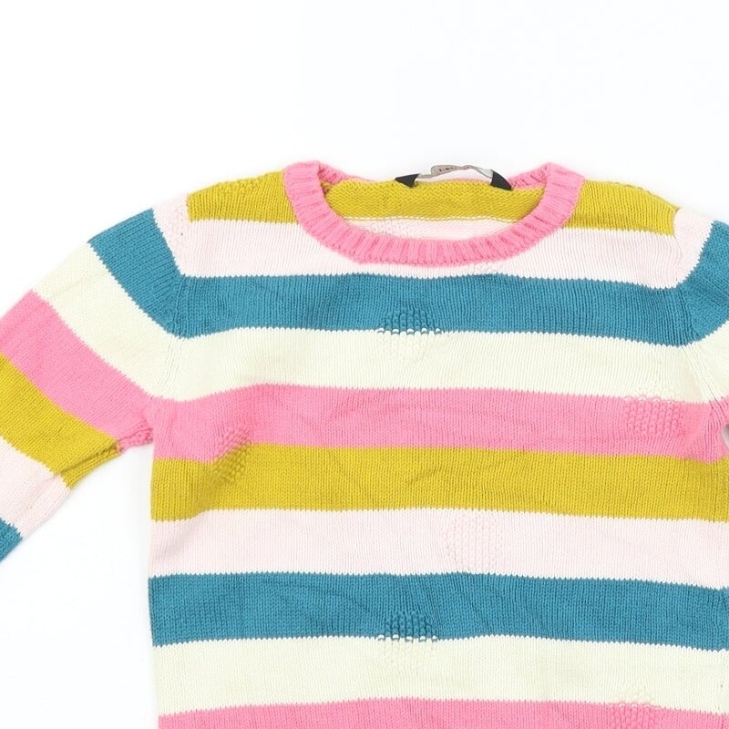 George Girls Crew Neck Cotton Blend Jumper Size 2 Years image 7