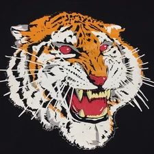 Cougar Bengal Tiger XL T-shirt Panther Jungle Zoo Forest Cat Lion Tattoo Art Bar