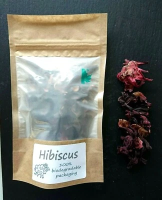 Tessuti Colorante Naturale Fiore di Ibisco CraftyJam Ibisco Rosso/Viola 100% Biodegradabile