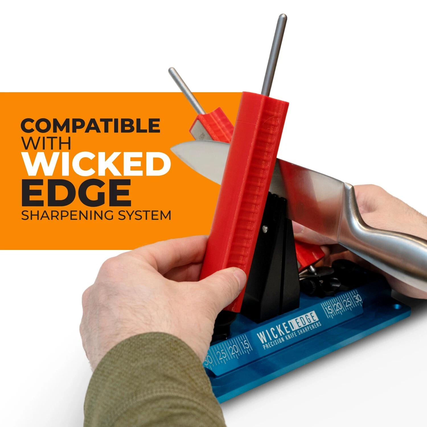 Wicked Edge Knife Sharpener Diamond Stone Handles