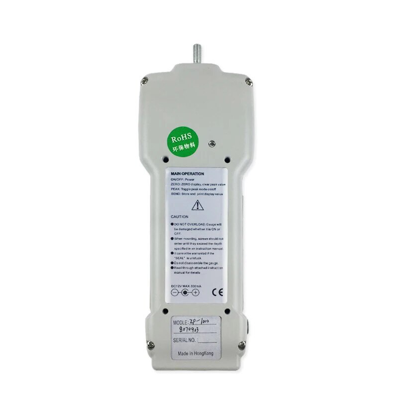 Digital Push-Pull Tester ZP-5-1000N Spring Force Gauge Tensile Testing ...