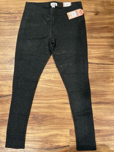 NWT! Mudd Pants Ponte- Black /Grey 