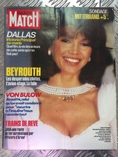 PARIS MATCH 1883 28/06/85 DALLAS PRINCIPAL MITTERAND PPDA DIANA HUSTER BEYROUTH