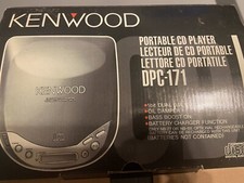 Kenwood DPC-171 Portable CD Player Discman Vintage For Parts or Repair
