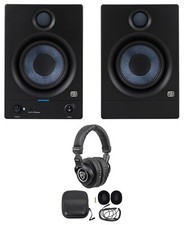 Pair Presonus Eris 5BT 2nd Gen 5" Studio Monitors w/Bluetooth  Headphones