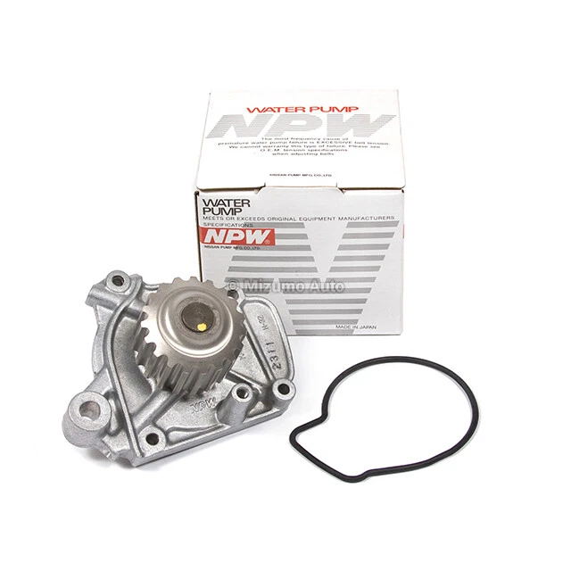 NPW Water Pump Fit 92-95 Honda Civic Del Sol 1.5L 1.6L SOHC D15Z1 D16Z6 - Image 2 of 4